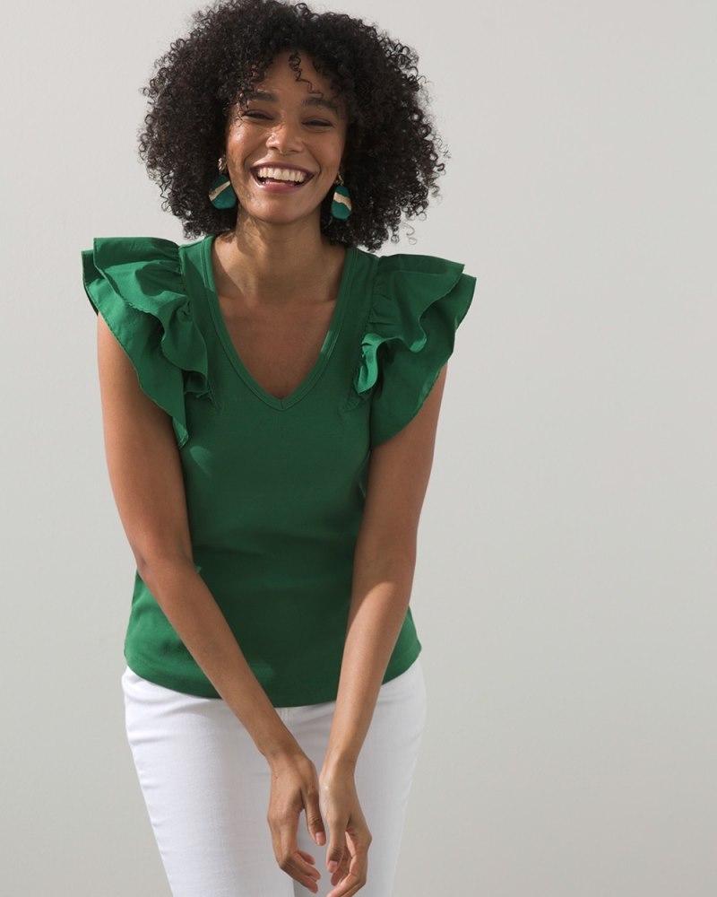 Unisex Relaxed T-Shirt in Green