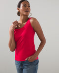 Unisex Cotton Tank Top - Brown