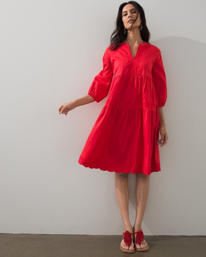 Unisex Regular Fit Dress - Burgundy