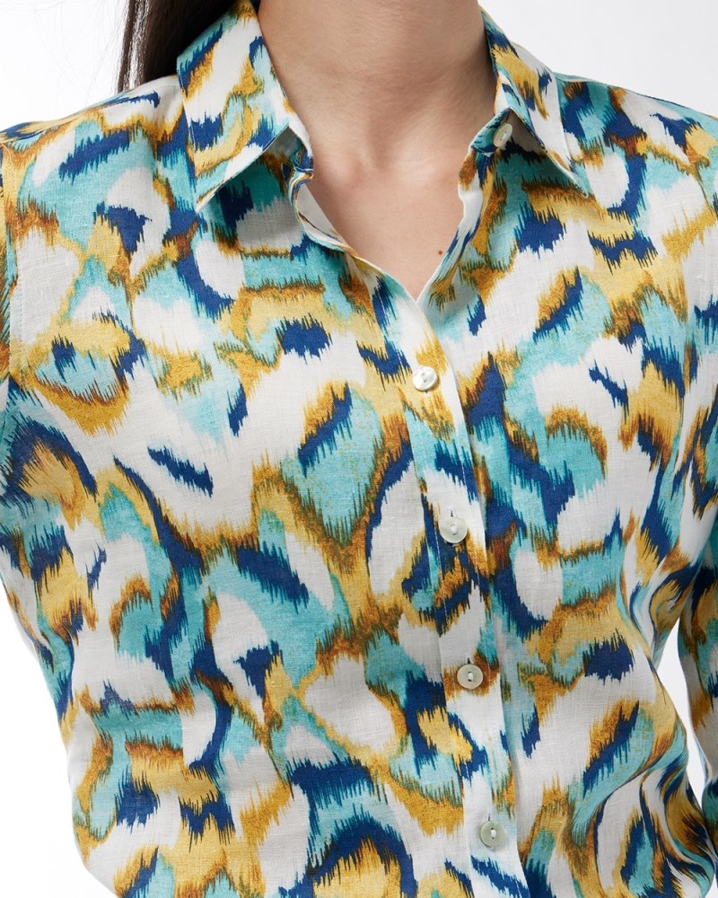 Unisex Linen Shirt - Yellow