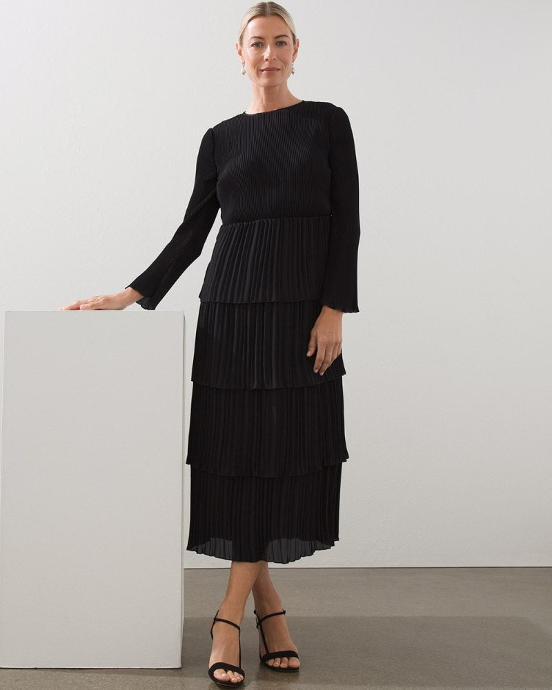Unisex Classic Dress in Black V3