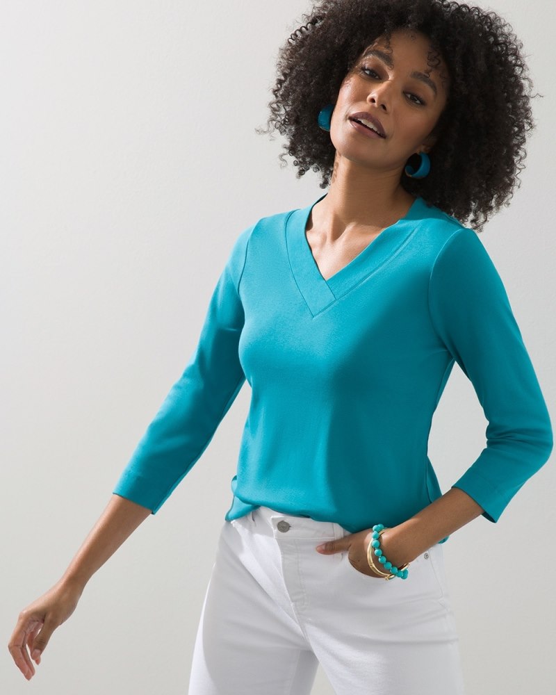 Unisex Relaxed T-Shirt in Blue