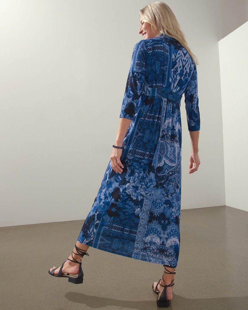 Relaxed Maxi Dress for Everyone - Blue