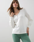 Unisex Cotton Sweater - Cream