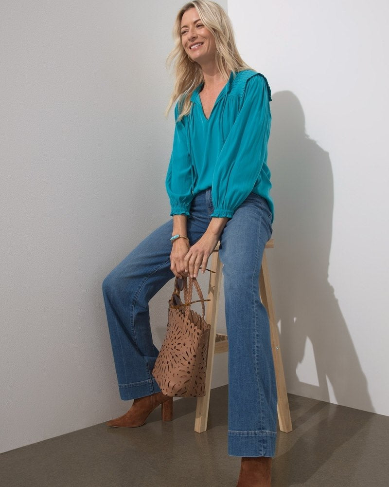 Unisex Cotton Blouse - Rose