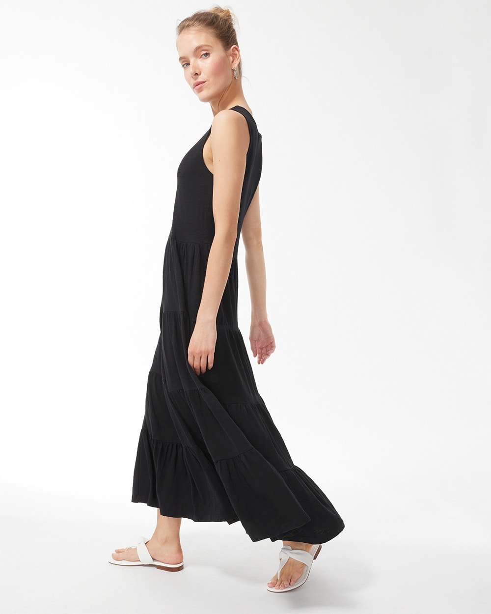 Unisex Core Maxi Dress in Black