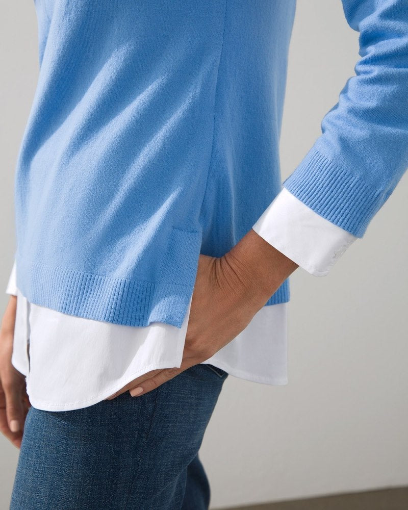 Unisex Knit Sweater - Blue