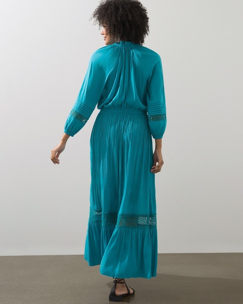 Unisex Relaxed Chiffon Maxi Dress