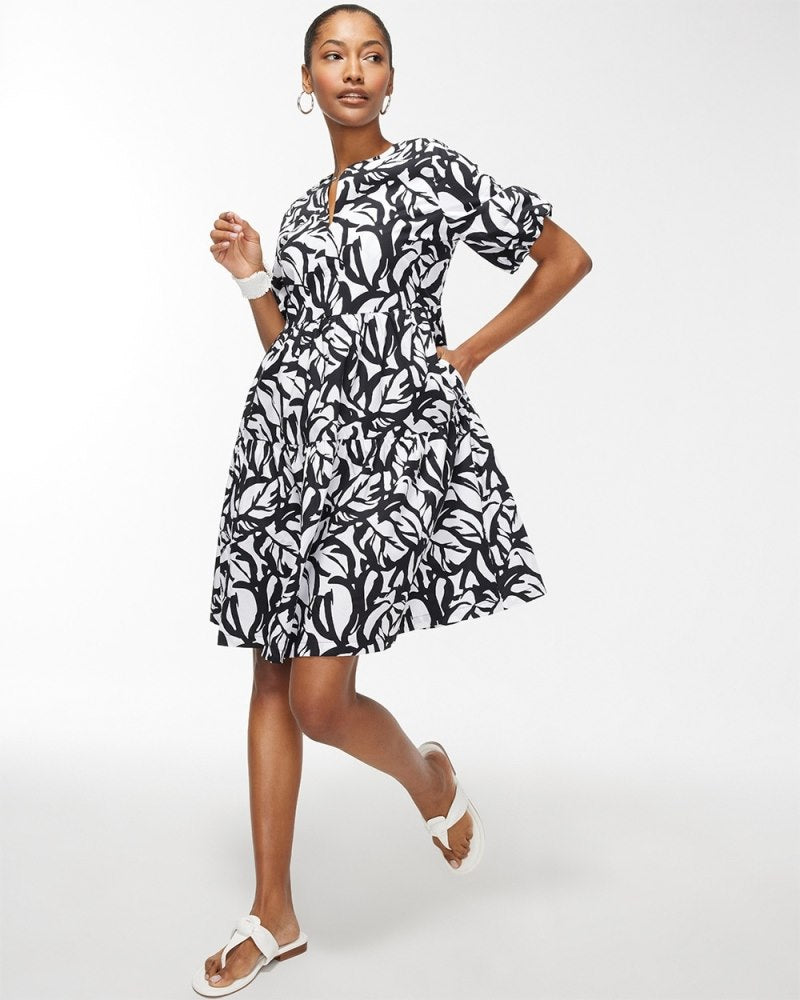 Unisex Modern Chiffon Dress