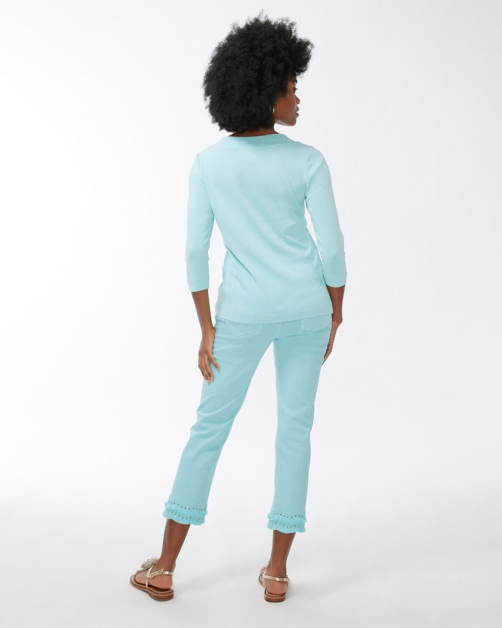 Unisex Relaxed T-Shirt in Blue