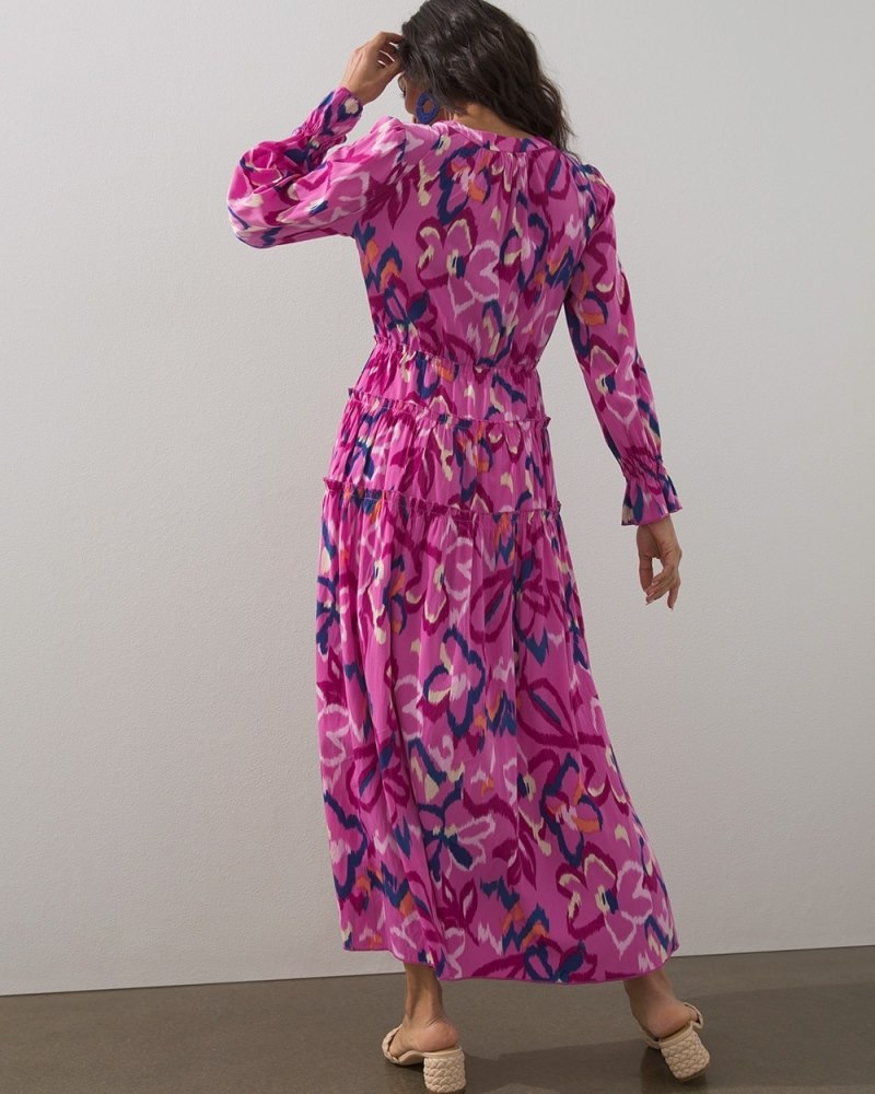 Unisex Core Chiffon Maxi Dress