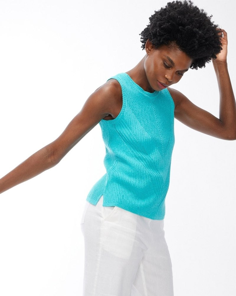 Unisex Everyday Tank Top in Denim Blue