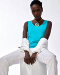 Unisex Urban Tank Top in Camel
