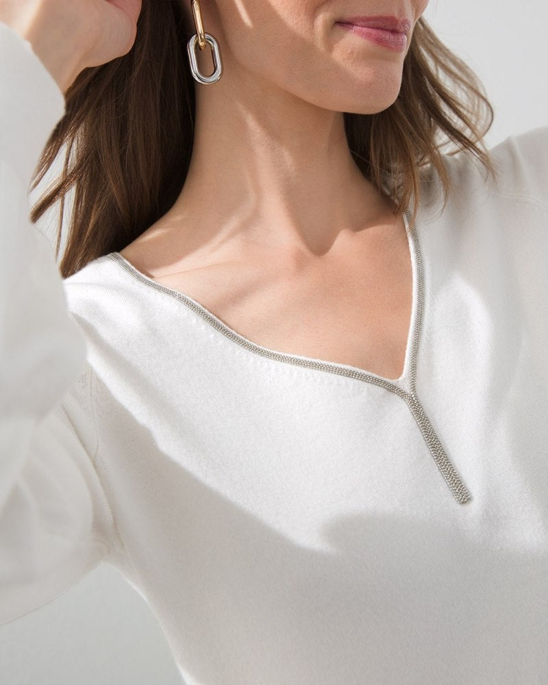 Unisex Cotton Sweater - Cream