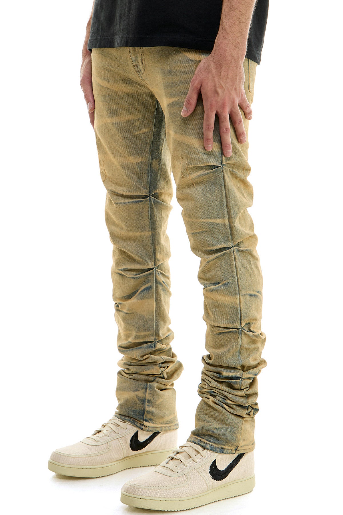 Men's Denim Jeans - Olive