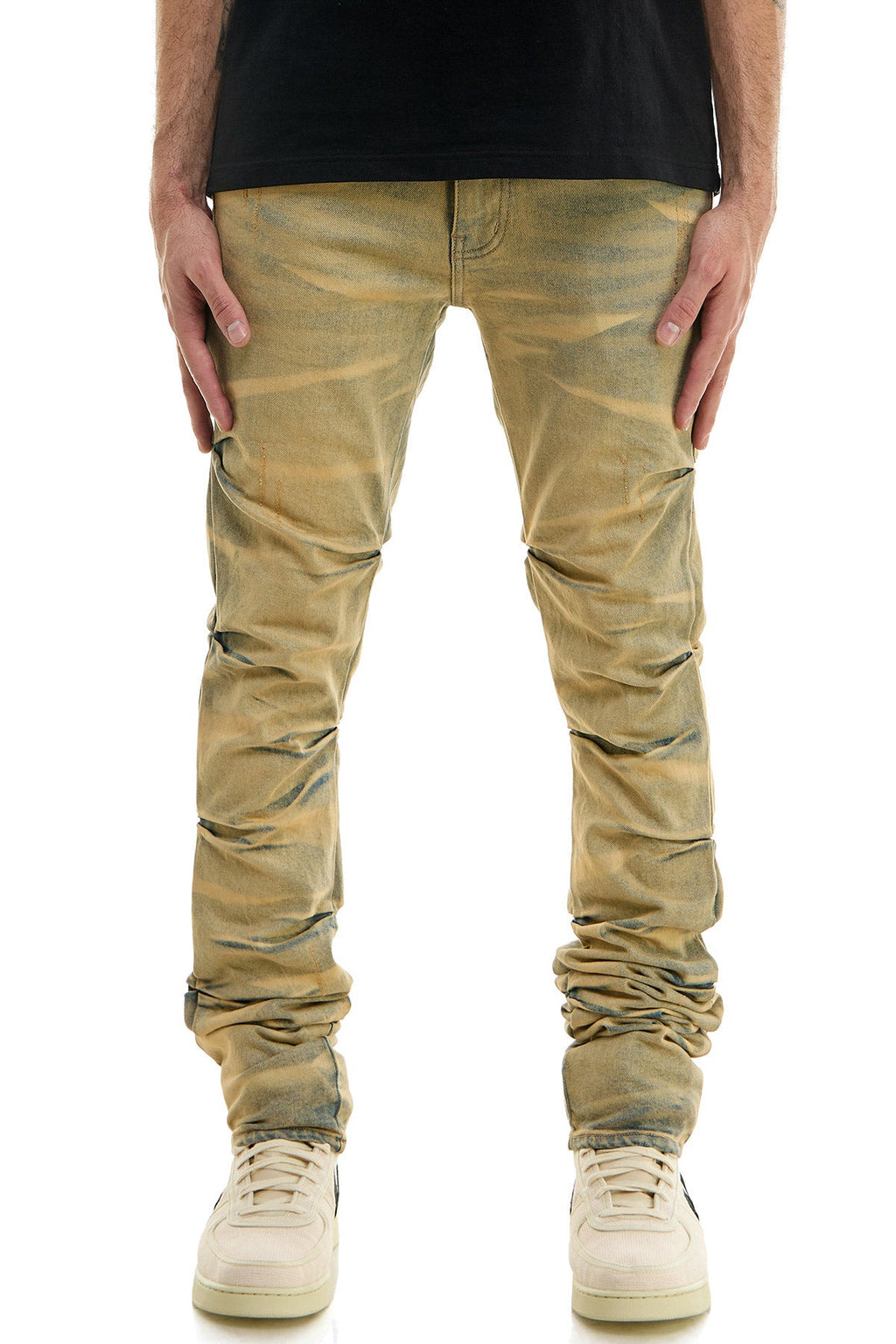 Men's Denim Jeans - Olive