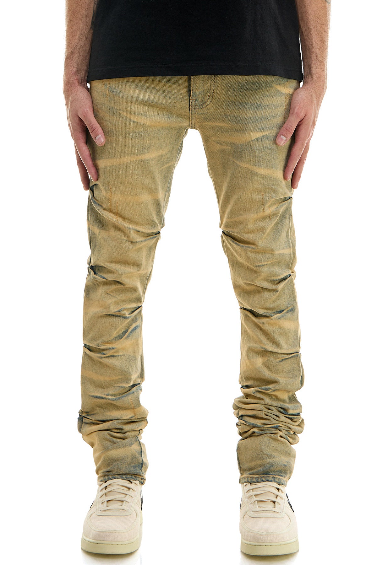 Men's Denim Jeans - Olive
