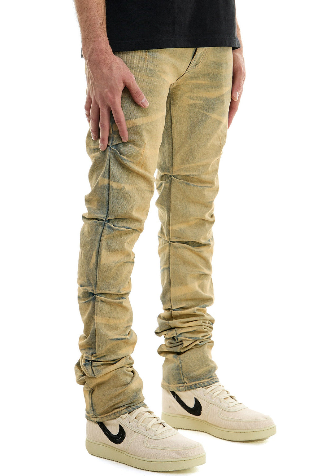 Men's Denim Jeans - Olive